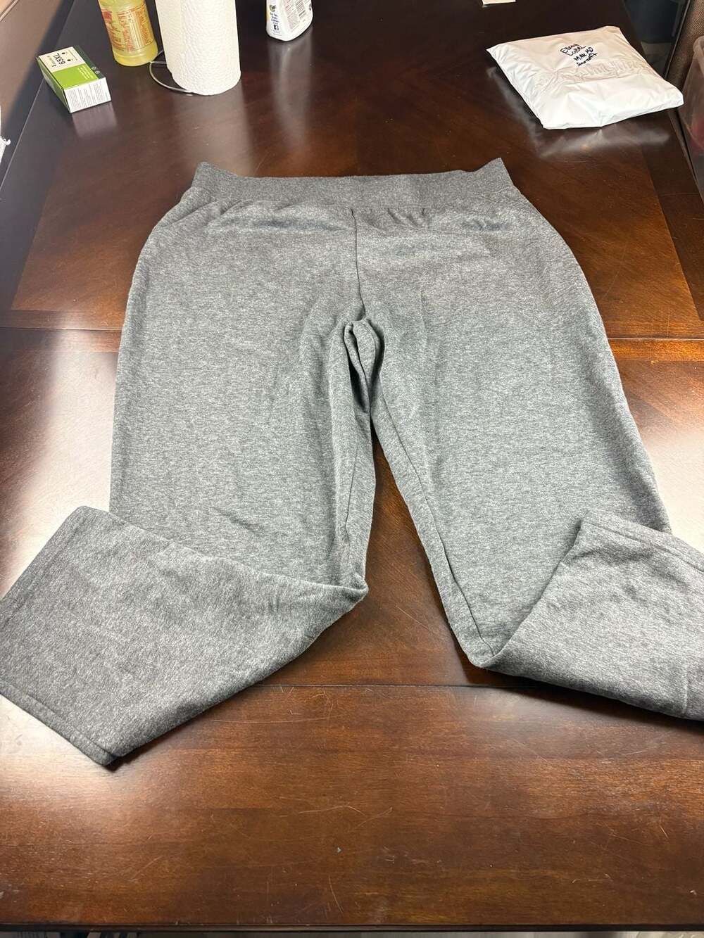 Bobbie Brooks Plus Size 2X Women’s Gray Pull-On Straight Leg Lounge Pants